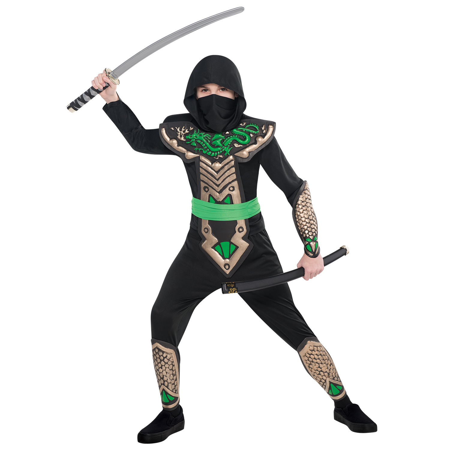 Children Dragon Slayer Ninja Costume - Age 6-8 Years - 1 PC